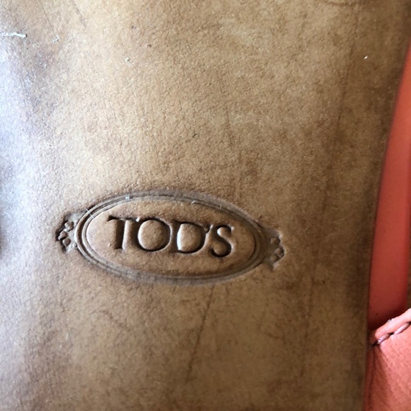 TOD’S coral pink slip on sandles size 40 - Picture 4 of 7